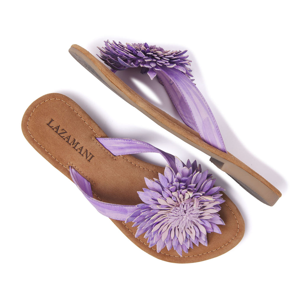 Dames Slippers 33.506 Lilac Flower
