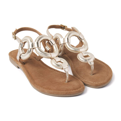 Dames Sandalen 33.543 Gold