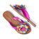 Dames Slippers 33.726 Fuxia Flower