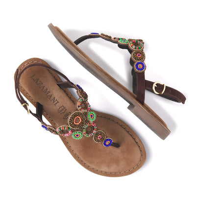 Dames Sandalen 75.314 Brown Multi