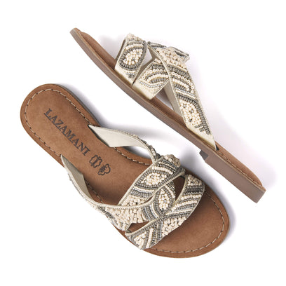 Dames Slippers 75.337 Beige