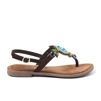 Dames Sandalen 75.357 Brown Multi