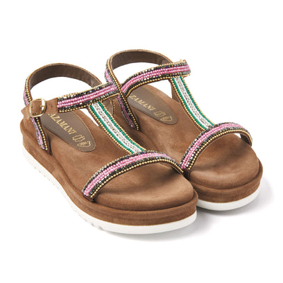 Dames Sandalen 75.417 Pink Multi