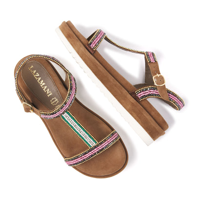 Dames Sandalen 75.417 Pink Multi