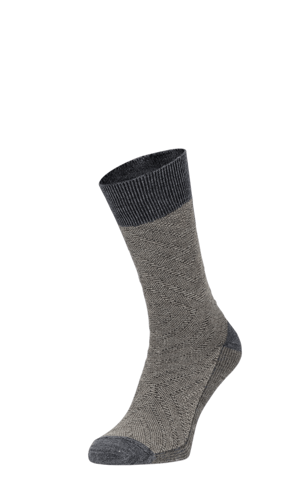 Fiber Optics Herensokken Grey