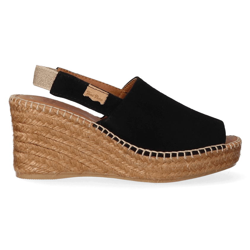 Leo-A Dames Espadrilles Negre