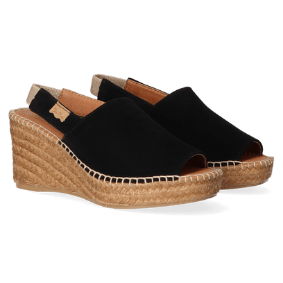 Leo-A Dames Espadrilles Negre