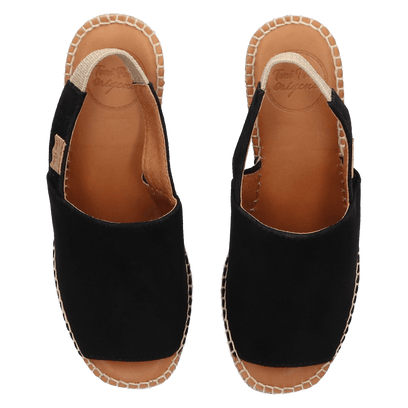 Leo-A Dames Espadrilles Negre