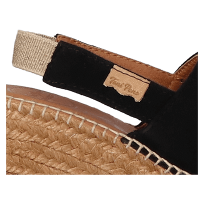 Leo-A Dames Espadrilles Negre