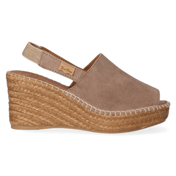 Leo-A Dames Espadrilles Taupe