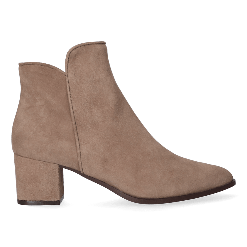 Dames Enkellaarsjes 12126 Taupe 516