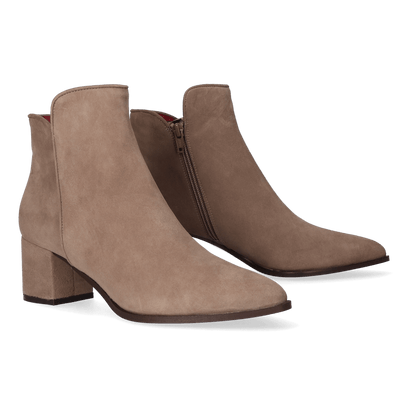 Dames Enkellaarsjes 12126 Taupe 516