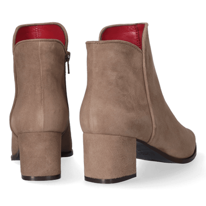 Dames Enkellaarsjes 12126 Taupe 516