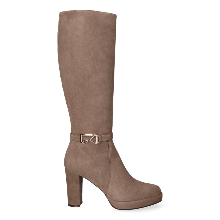 Dames Laarzen 12135 Taupe 516