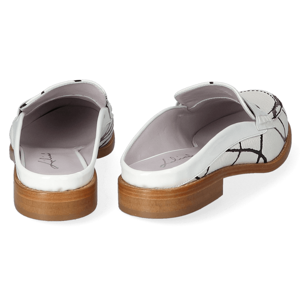 Dames Loafers 12207 Aria Spring White/Black