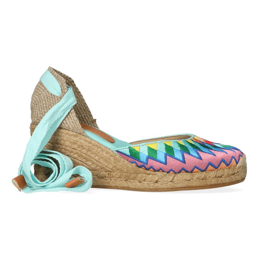 Lolita Canvas Dames Espadrilles Rainbow