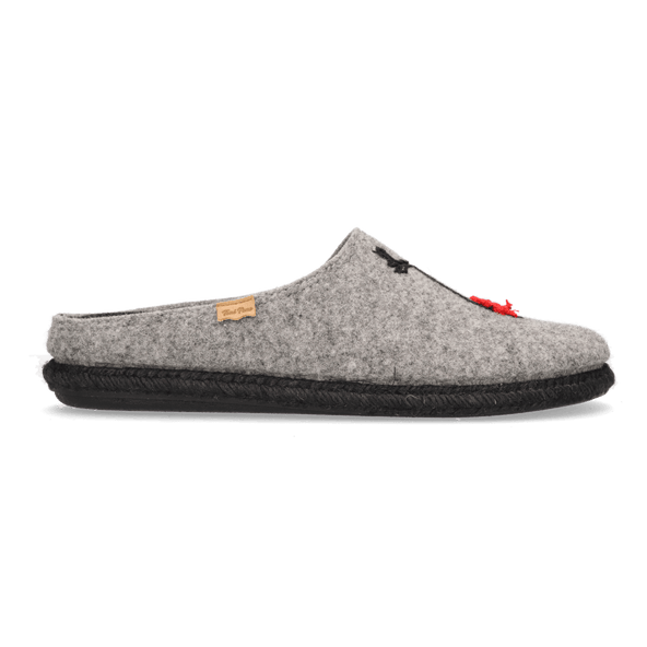 Nabor-ND Heren Kerst Pantoffels Gris Deer