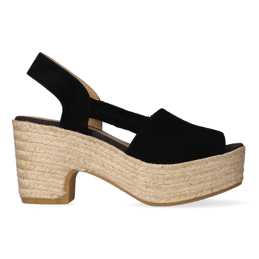 Nila-A Dames Espadrilles Negre