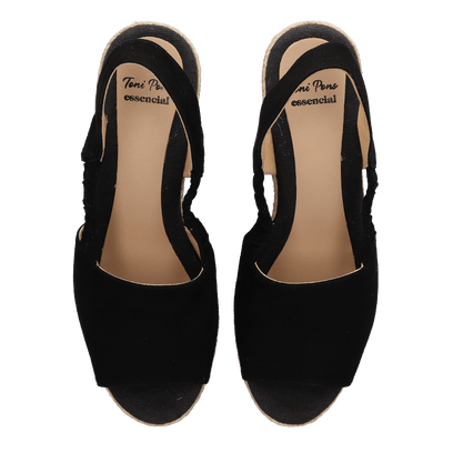 Nila-A Dames Espadrilles Negre