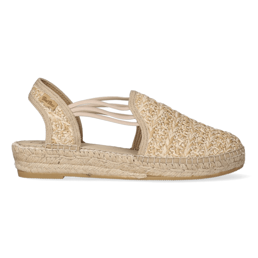 Noa-HK Dames Espadrilles Natural