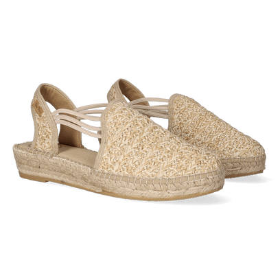 Noa-HK Dames Espadrilles Natural