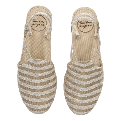 Noa-LP Dames Espadrilles Natural