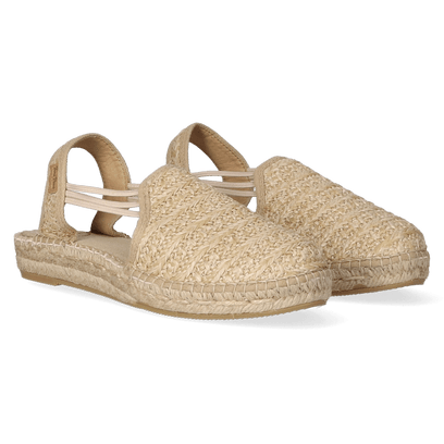 Noa-NZ Dames Espadrilles Natural