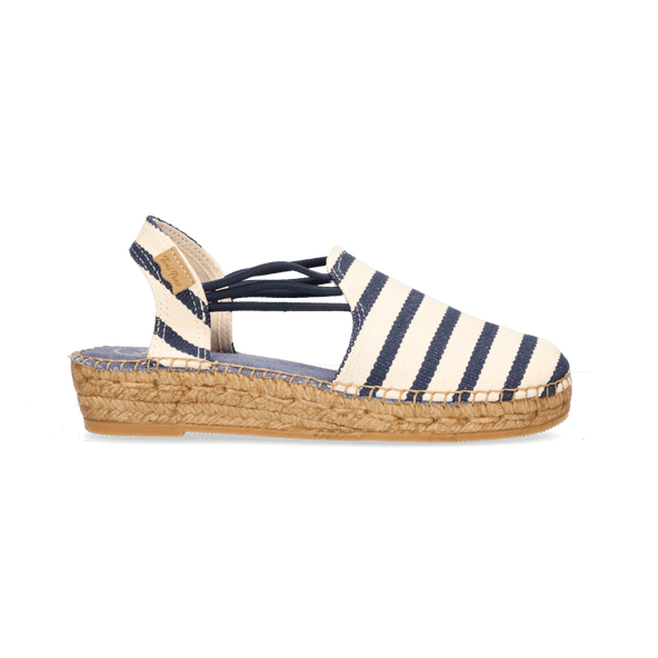 Norma Dames Espadrilles Cru/Mari