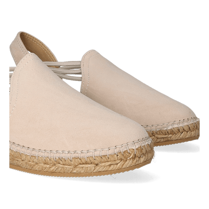 Nuria Suede Dames Espadrilles Pedra