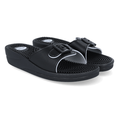 New Massage Dames Slippers Black