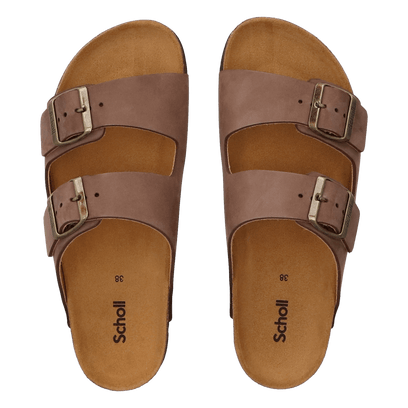 Josephine Dames Slippers Light Brown