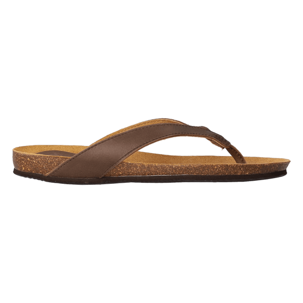 Tist Dames Slippers Dark Brown