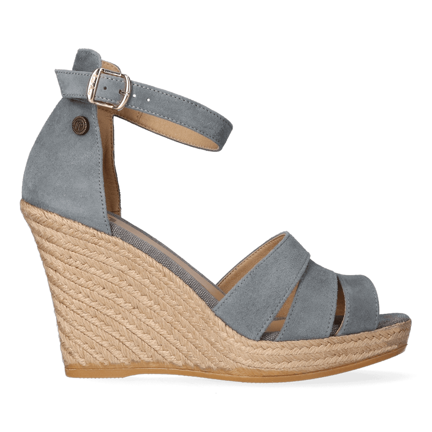 Selma-A Dames Espadrilles Gris