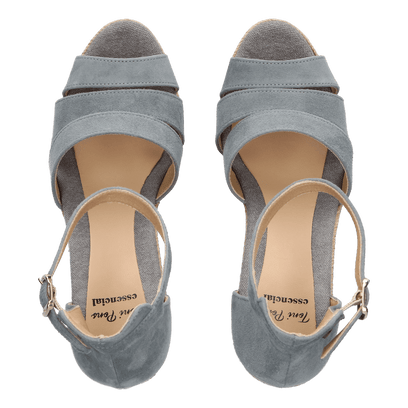 Selma-A Dames Espadrilles Gris