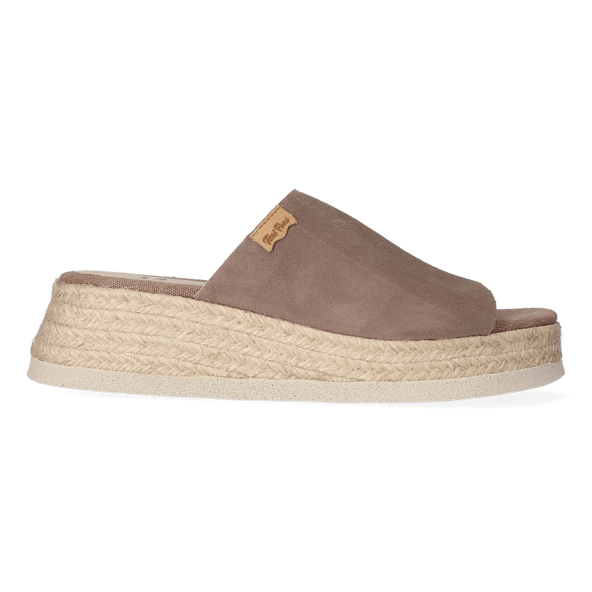 Siena-SE Dames Espadrilles Taupe