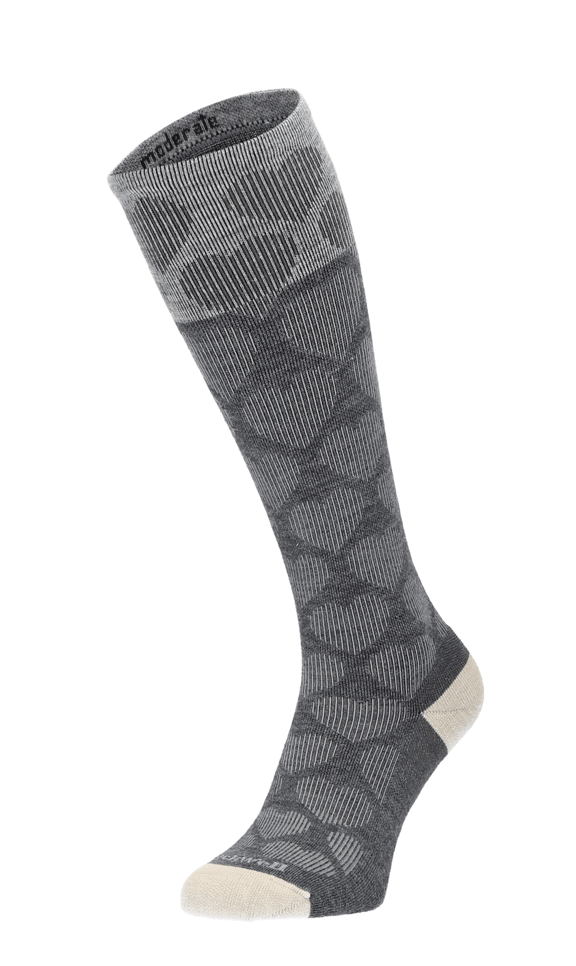 Heart Throb Dames Compressiekousen Klasse 1 Charcoal