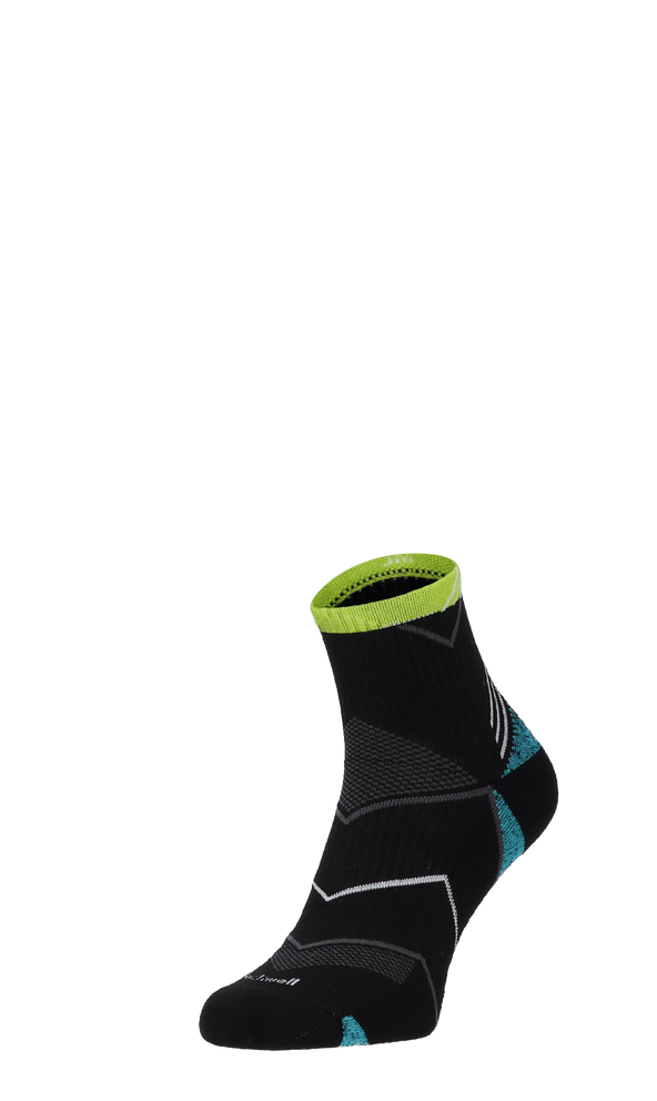 Incline Quarter Dames Sportsokken Klasse 1 Black