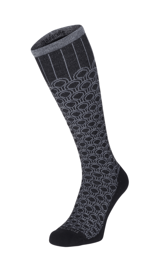 Deco Dot Dames Compressiekousen Klasse 1 Black