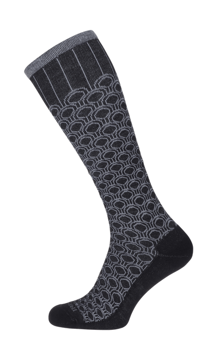 Deco Dot Dames Compressiekousen Klasse 1 Black