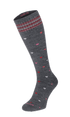 Full Heart Dames Compressiekousen Klasse 1 Charcoal