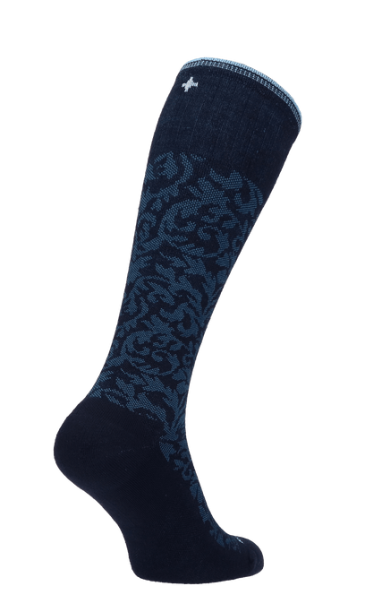 Damask Dames Compressiekousen klasse 1 Navy