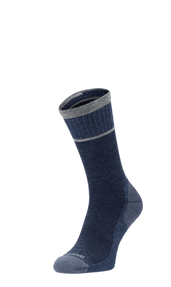 Plantar Cush Crew Heren Hielspoor Sokken Klasse 2 Denim