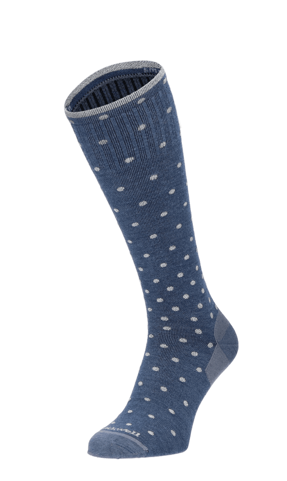 On The Spot Dames Compressiekousen Klasse 1 Denim Sparkle