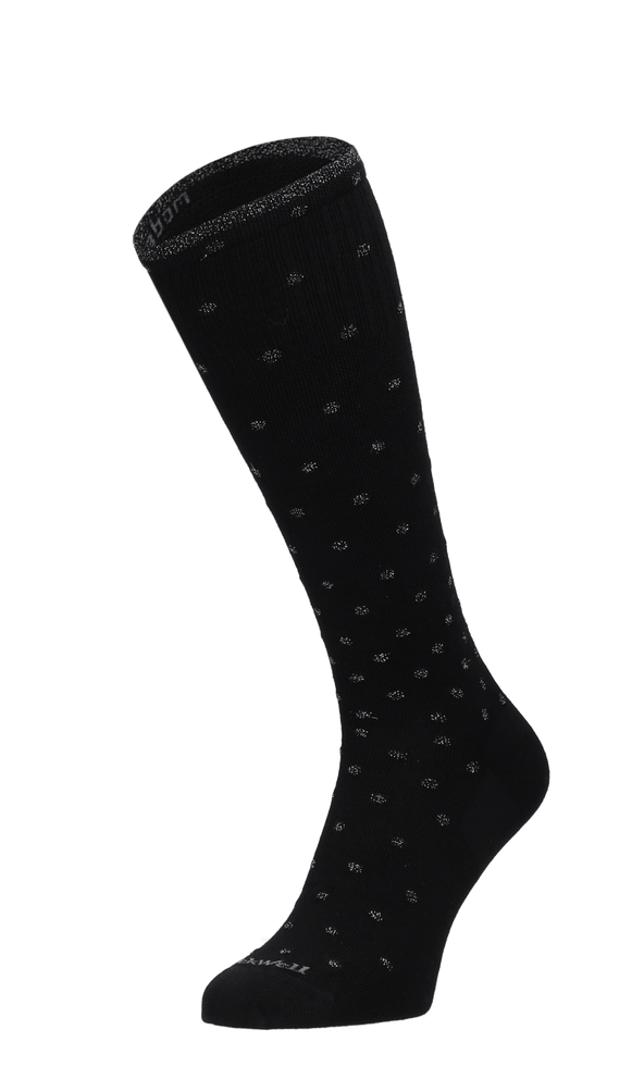 On The Spot Dames Compressiekousen Klasse 1 Black Sparkle