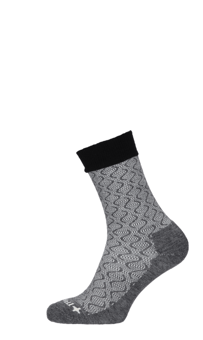Softie Dames Diabetessokken Charcoal