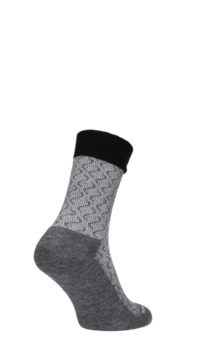 Softie Dames Diabetessokken Charcoal