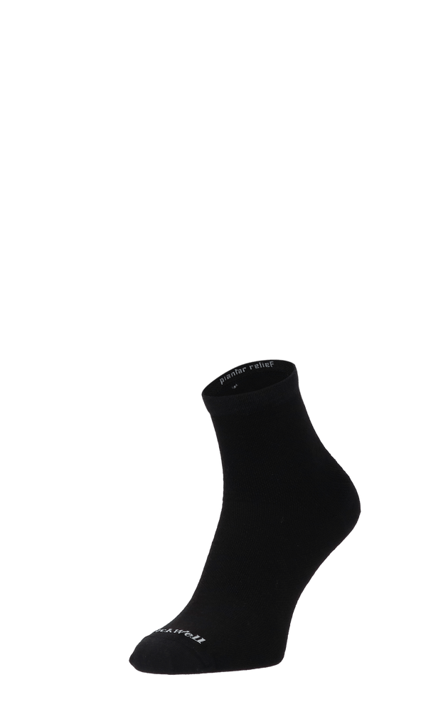 Plantar Ease II Quarter Dames Hielspoor Sokken Klasse 2 Black