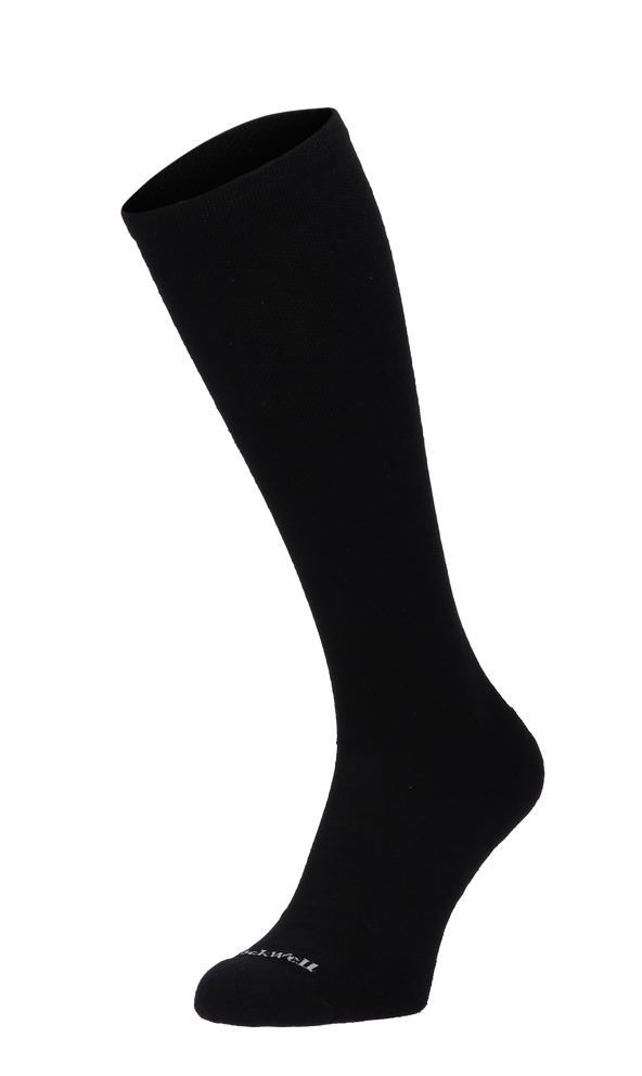 Full Floral Dames Compressiekousen Klasse 1 Black Solid