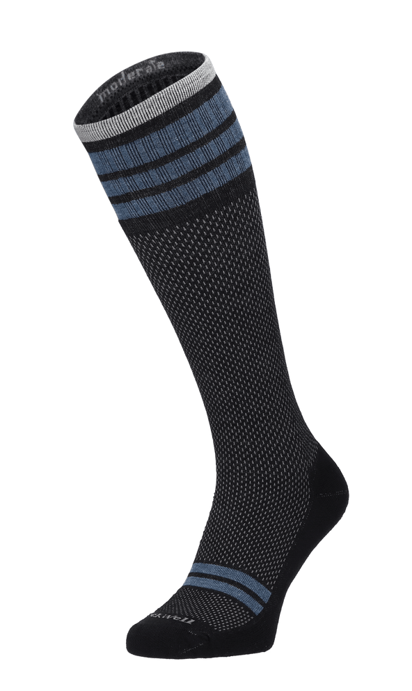 Speedway Heren Compressiekousen Klasse 2 Black