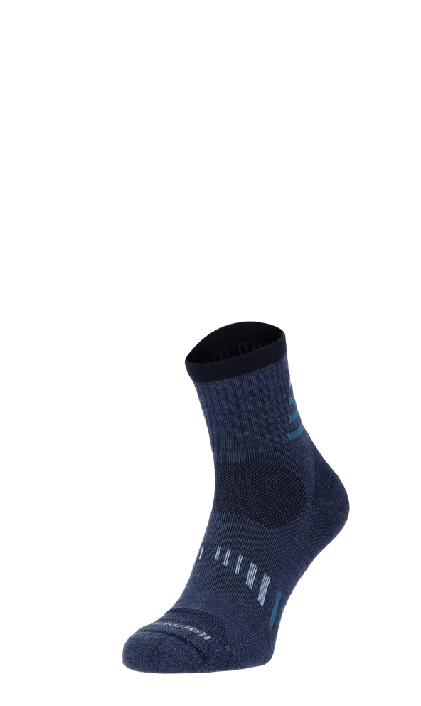 Ascend II Quarter Heren Wandelsokken Klasse 1 Denim